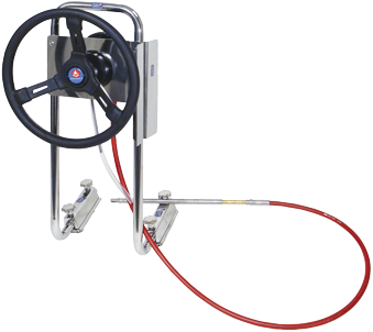 Allpa SeaStar P55-stuursysteem met kabel (1.83m - 6.10m)