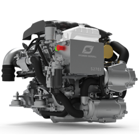Allpa Hyundai Scheepsdieselmotor S270J (Waterjet) Turbo & intercooler