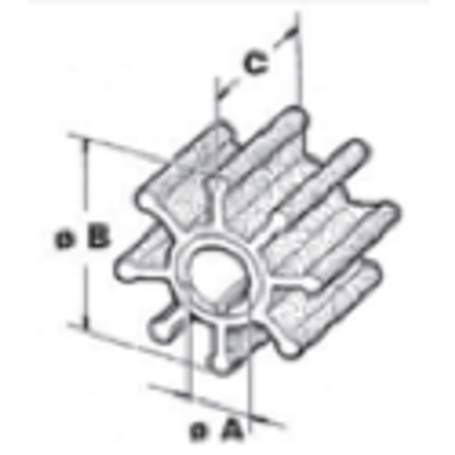 Allpa  Impeller - Jabsco
