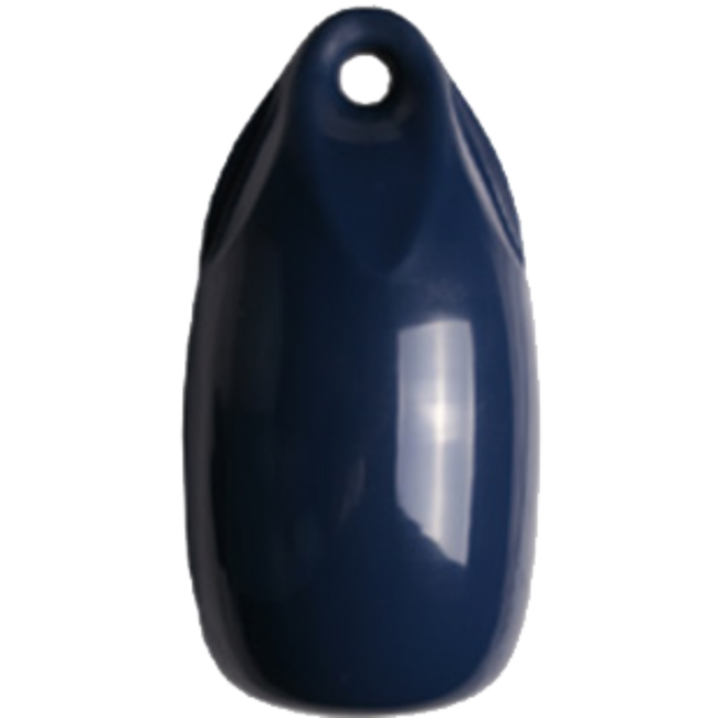 Allpa allpa Fender druppelmodel 'Dumpy' donkerblauw Ø150mm  L=300mm  (maat 1) opblaasbaar + kogelventiel