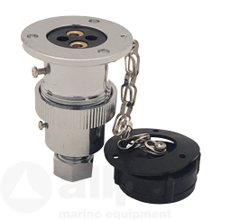 Allpa Messing-verchroomde waterdichte connector 5A