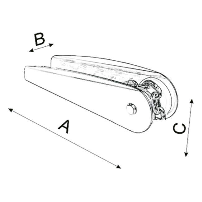Allpa allpa RVS Ankerrol