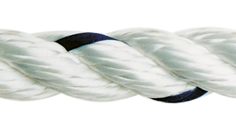 Allpa Allcord-1 geslagen polyester wit haspel (per 200M)