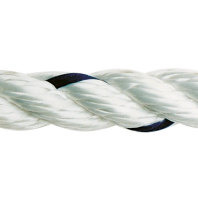 Allpa Allcord-1 geslagen polyester wit haspel (per 200M)