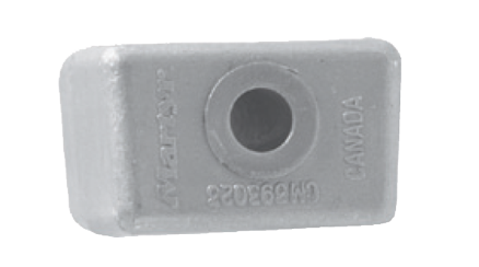 Allpa Anode OMC/Johnson/Evinrude Block V4/V6 (OEM 393023)