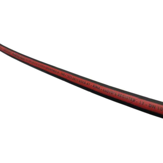 Allpa Brandstofslang  6x16mm  max. 14bar  temperatuurbereik -30°C tot +100°C (prijs per meter)