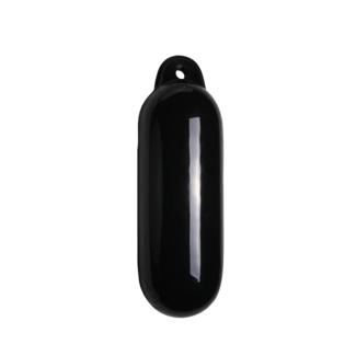 allpa Dropfender zwart (opblaasbaar met kogelventiel)