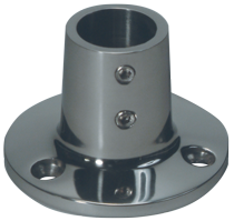 Allpa allpa RVS Railingsteun 90° met ronde voet
