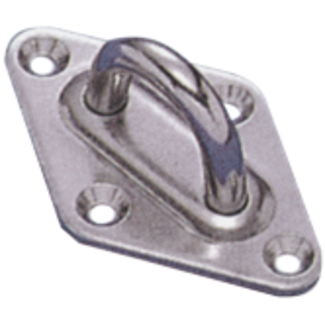 Allpa allpa RVS ruitvormige oogplaat