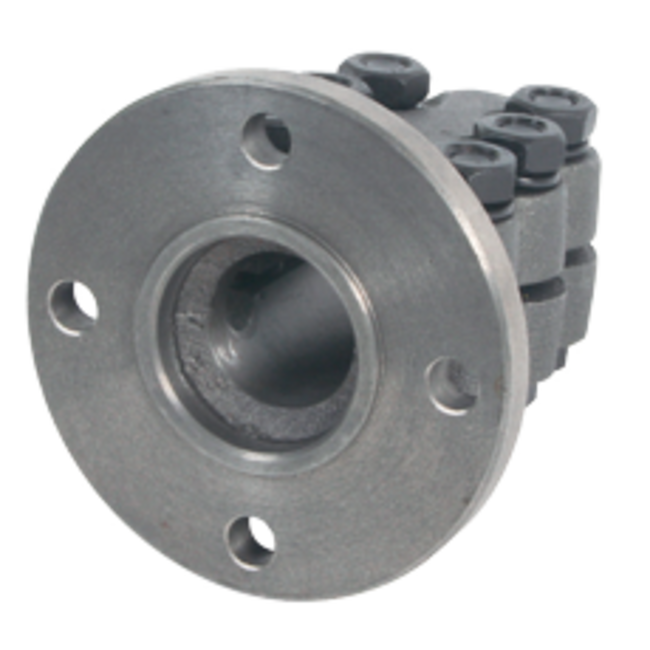 Allpa allpa Stalen klemflens met centreerrand  Ø30mm-as  center Ø50mm  steek Ø78mm (Yanmar)