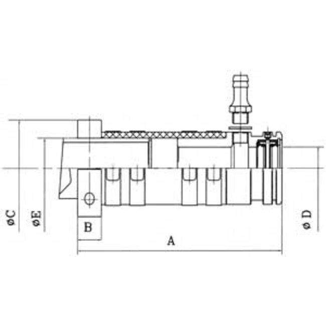 Allpa allpa Vervangings keerringset Ø25mm (set van 2 + tube vet)