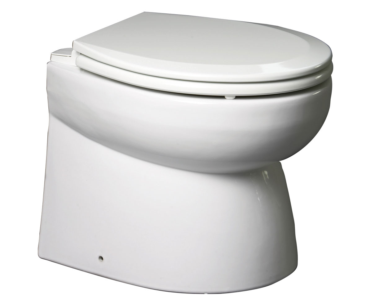 Johnson Pump Johnson Pump AquaT silent premium-electric scheepstoilet, laag model, recht, 385x365x455mm