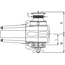 Lofrans Lofrans Ankerlier model Tigres  10mm-Din 766  12V  1500W  met verhaalkop