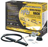 SeaStar 'NFB' Rack Stuursysteem met kabel (SSC134) 6' (1.83m) - XXL water