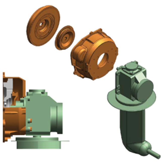 Solé Solé Scheepsdieselmotor Mini 17 (Volvo MD 5A/5B & 7A) met aanbouwkit voor Volvo saildrive 110 S