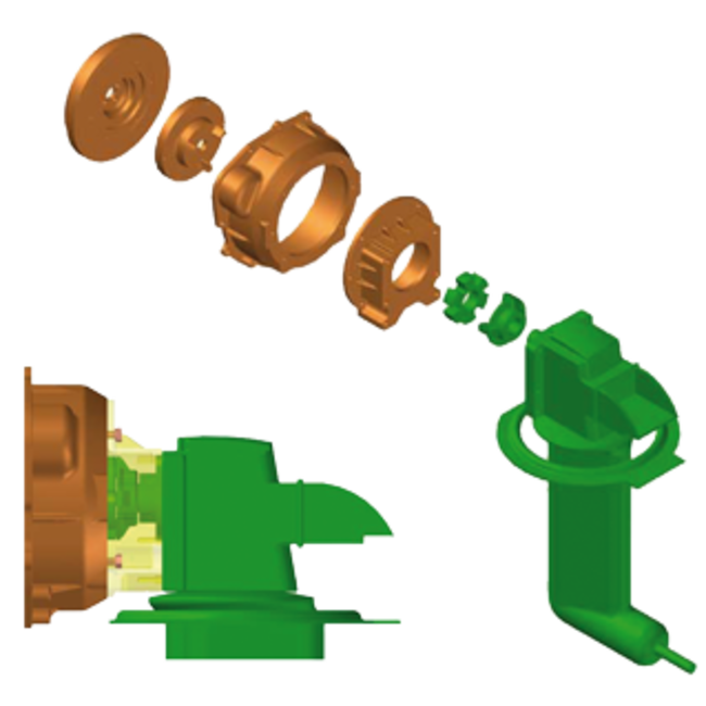 Solé Solé Scheepsdieselmotor Mini 17 (Volvo MD 5A/5B & 7A) met aanbouwkit voor Volvo saildrive 110 S