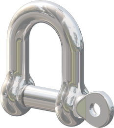 Antal Antal RVS shackle (Ø8mm) voor 2 & 3-schijfs OPF-60 & 70 blokken