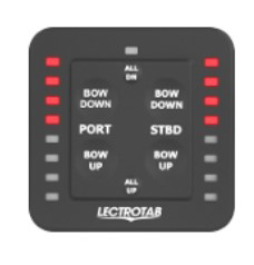 Allpa allpa Bedienpaneel met trim tab Indicator 12V en 24V zwart