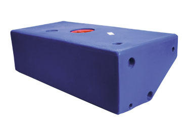 Allpa allpa Losse polyethyleen vuilwatertank schuine zijde 98l 1050x430x290mm