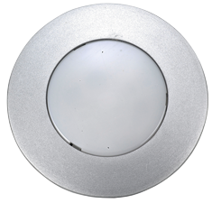 Allpa allpa Aluminium LED-Plafondlamp Ø85mm inbouw superplat 12V/3 1W LED 1x 3W warm white