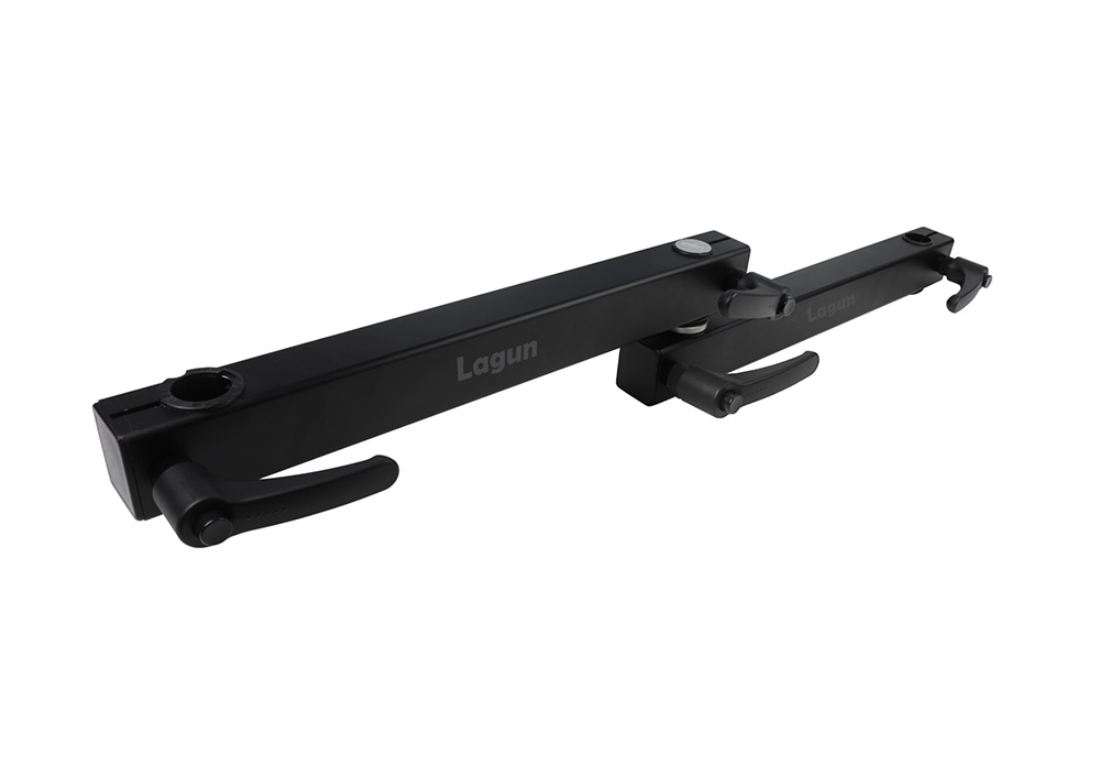 Lagun Dubbel arm systeem, zwarte poedercoating, 300mm elk