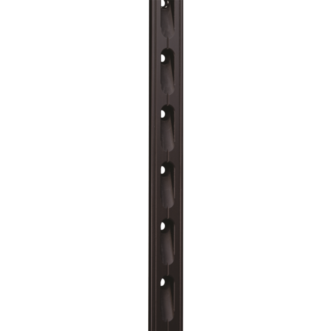 Antal Antal Aluminium 'Automatic' T-track (32x6) for slider  gatmaat Ø=6mm  gatafstand 50mm