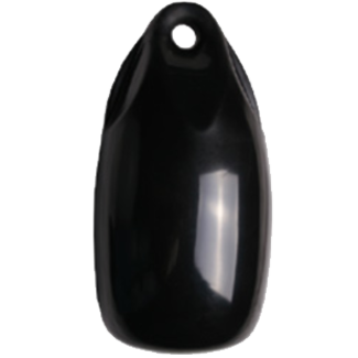 Allpa allpa Fender druppelmodel 'Dumpy' zwart (opblaasbaar met kogelventiel)