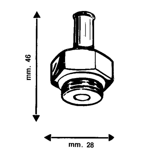 Allpa allpa Aansluitnippel 1/2 voor slangaansluiting 10mm