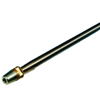 Allpa allpa Schroefas RVS AISI 329 met dopmoer/zinkanode/spie conus 1:10
