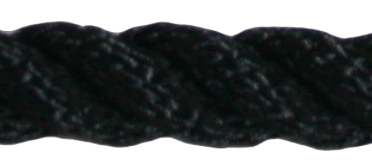 Allpa allpa Allcord-1 geslagen polyester zwart haspel