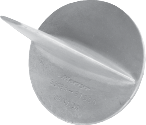 Allpa allpa Anode for Suzuki Outboard Standard Skeg (OEM 55125-87D00)