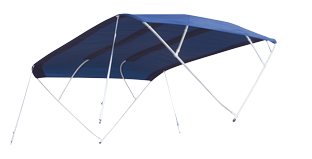 Allpa allpa Zonnetent model 'Sixty' navy; aluminium beugels