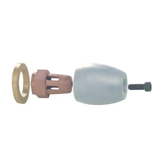 allpa allpa anode Mercruiser/Sterndrive/Mercury outboard prop nut assembly