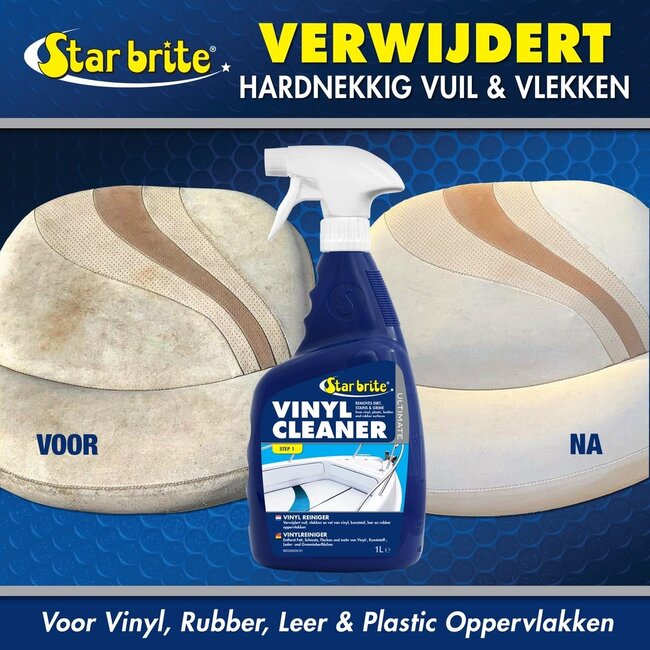 Starbrite Ultimate Vinyl Clean - Reiniger voor Bekleding in Boten, Auto's en Campers - 1 L