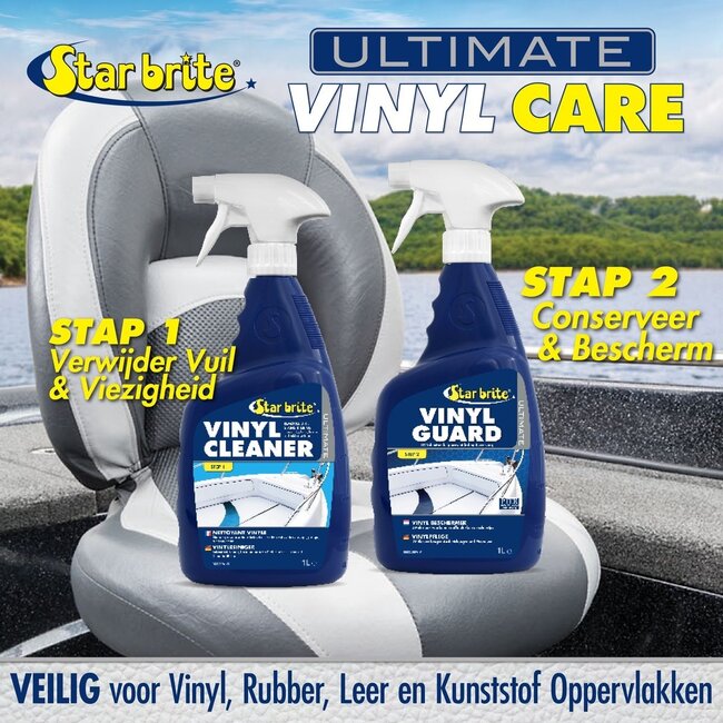 Starbrite STAR BRITE Ultimate Vinyl Guard - Spray voor Bescherming en Glans - Vinyl, Rubber, Leer - 1 L