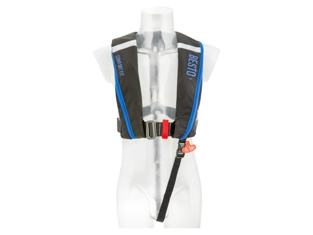 Besto Besto Comfort fit 180N mh zwart/blauw