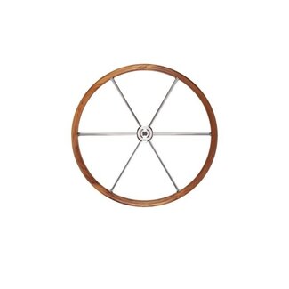 Ultraflex V86 stuurwiel teak/rvs 6-spaaks 700mm