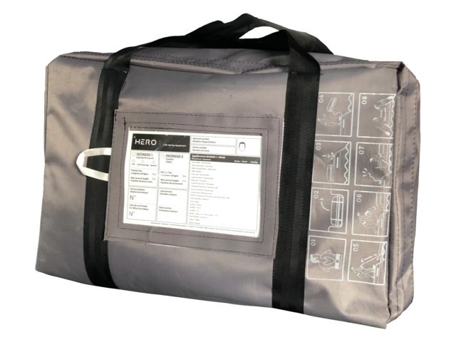 Hero Reddingsvlot offshore ISO9650-1 4p tas