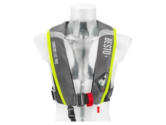 Besto Besto Comfort fit PRO 220N mh antraciet/yellow