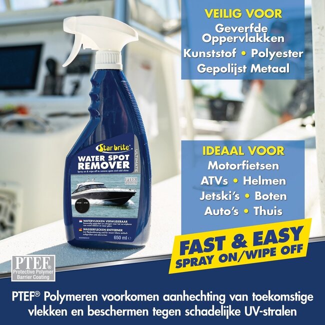 Starbrite Ultimate Watervlekken Verwijderaar - Eenvoudig Opspuiten & Uitvegen - 650 ml