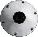 Allpa Plug-in aluminium voetplaat, Ø230mm