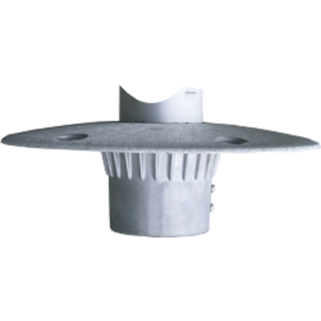 Allpa Plug-in aluminium voetplaat, Ø230mm