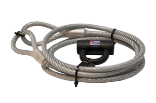 Allpa Geplastificeerde Anti-Diefstal-Kabel