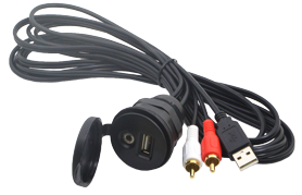 Allpa USB-AUX Connector waterdicht; 3.5mm