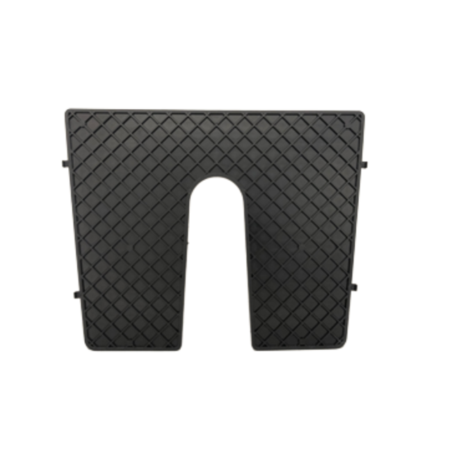 Allpa Bracketplaat zwart met kloof; 450x360mm