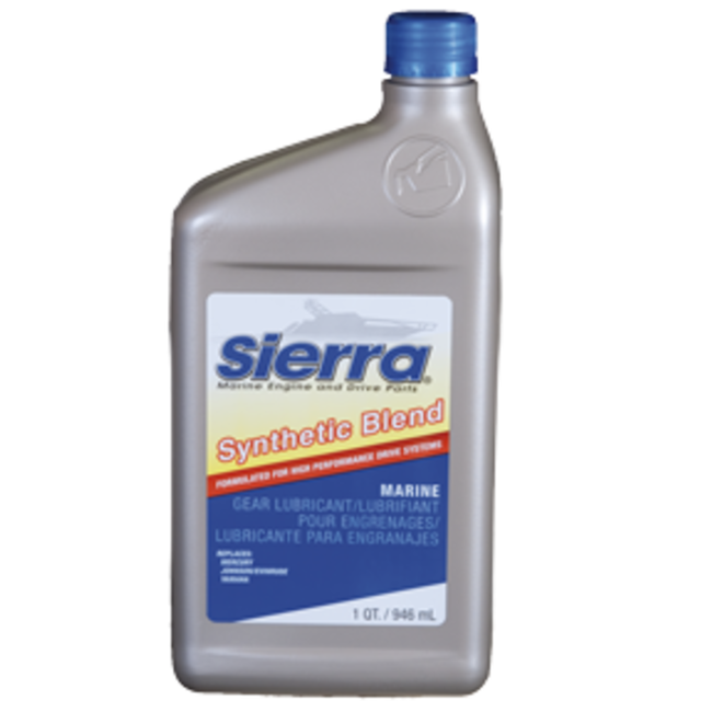 Allpa Sierra Synthetische Staartstukolie, 946ml (fles), voor outboards & sterndrives