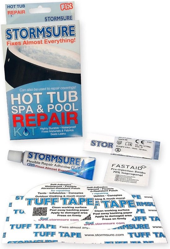 StormSure Stormsure-reparatieset voor bubbelbad, spa en zwembad