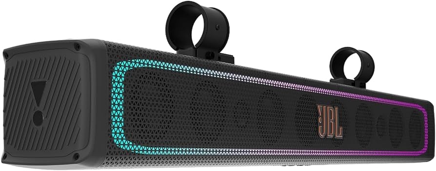 JBL Rallybar XL soundbar bluetooth speaker, 600 Watt, RGB LED