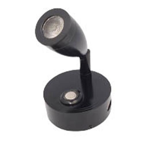 HOLLEX Hollex Lamp Minispot zwart 12/24V 160lm ww dimb.