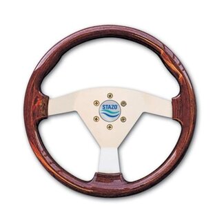 Stazo Stazo Stuurwiel 63 mahonie/zilver 35 cm